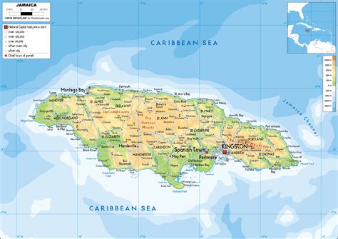 Benefits of using MAP Jamaica On The World Map